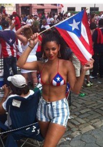 Puerto Ricans count as minorities whatever color they are.