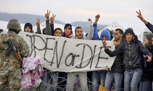 EuropeMigrantsOpenIOrDieSign