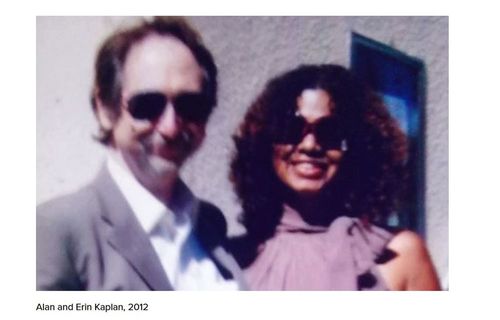 Ms. Kaplan with husband Alan