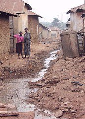 Open Sewage in Ghana