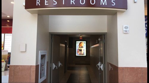 restrooms