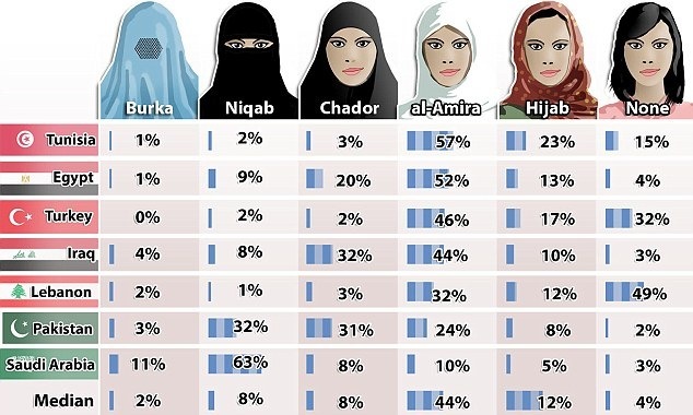 BurqaChartPoll7MuslimNationsPew_1_