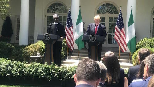 TrumpNigerianPresidentWhiteHouse