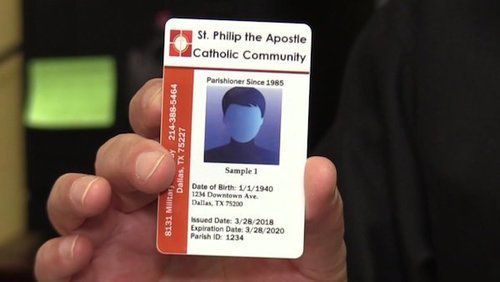 TexasCatholicFakeIdentificationCard