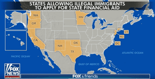 MapStatesAllowIllegalsCollegeFinancialAidMay12-2018