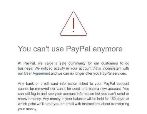 paypalban