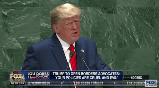 PresidentTrumpUNspeechToOpenBordersAdvocates